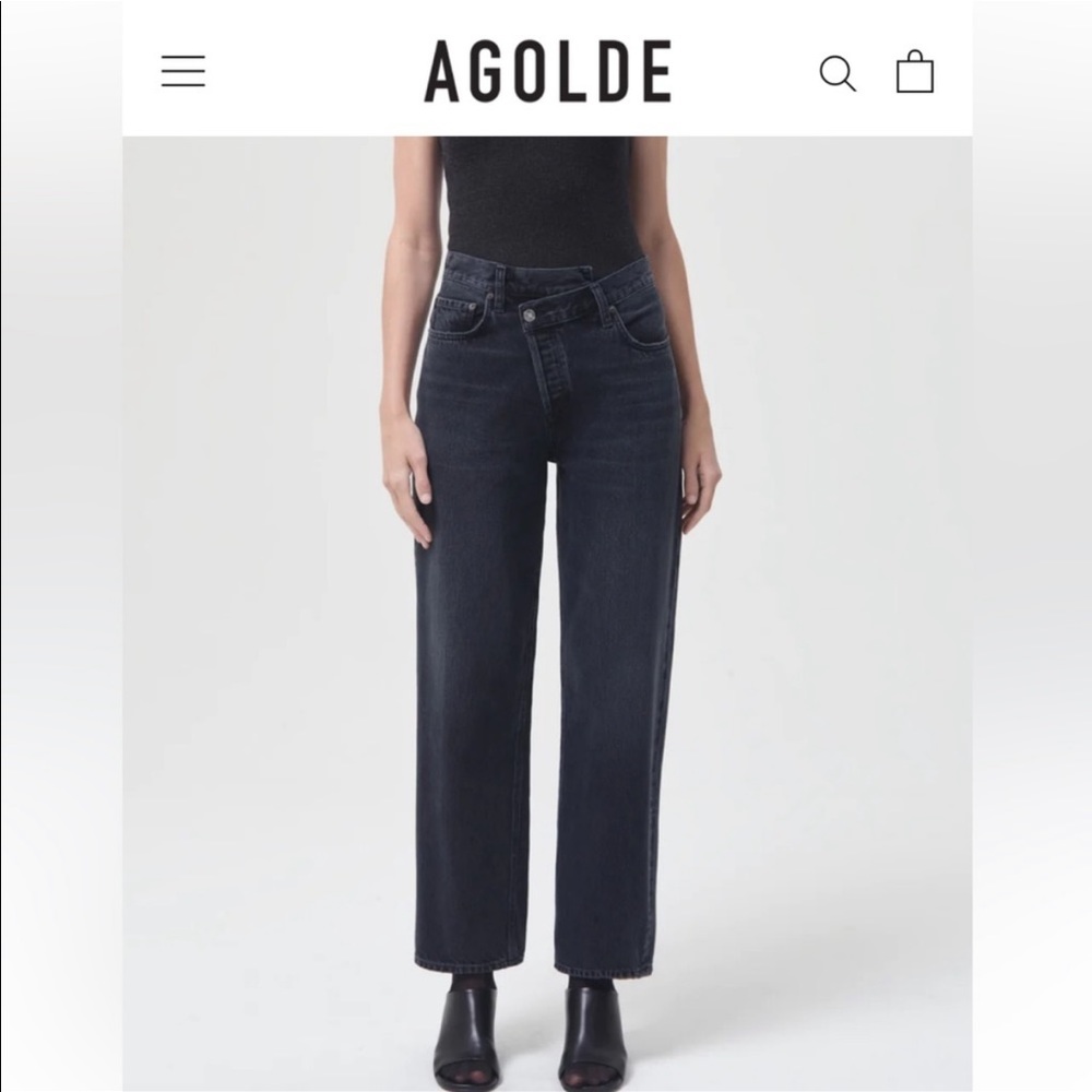 AGOLDE Criss-Cross jeans, size 23 NWT